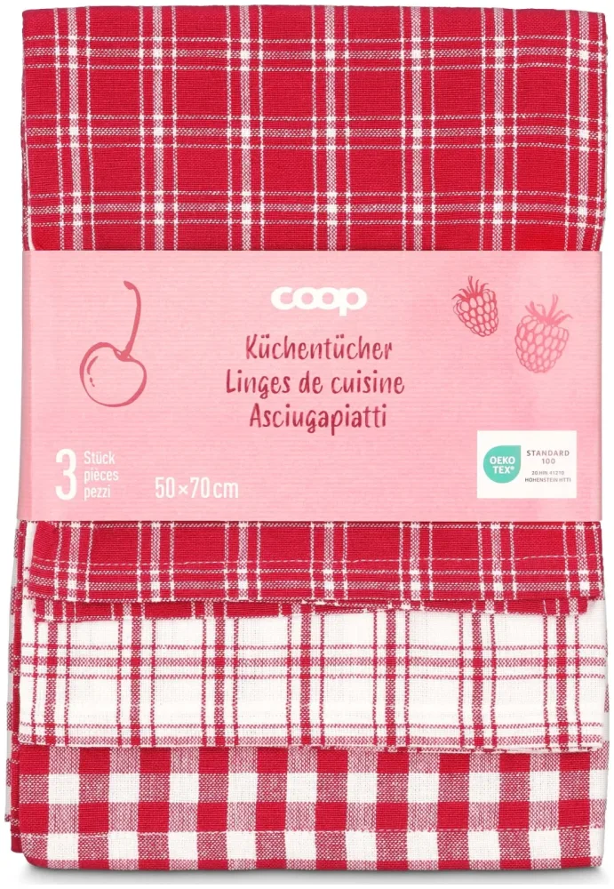 Coop Küchentuch Baumwolle 3St