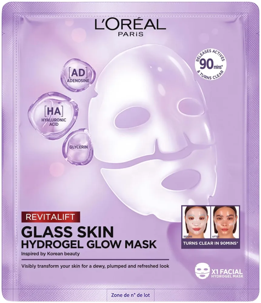 L'Oréal Paris Revitalift Glass Skin Hydrogel Maske