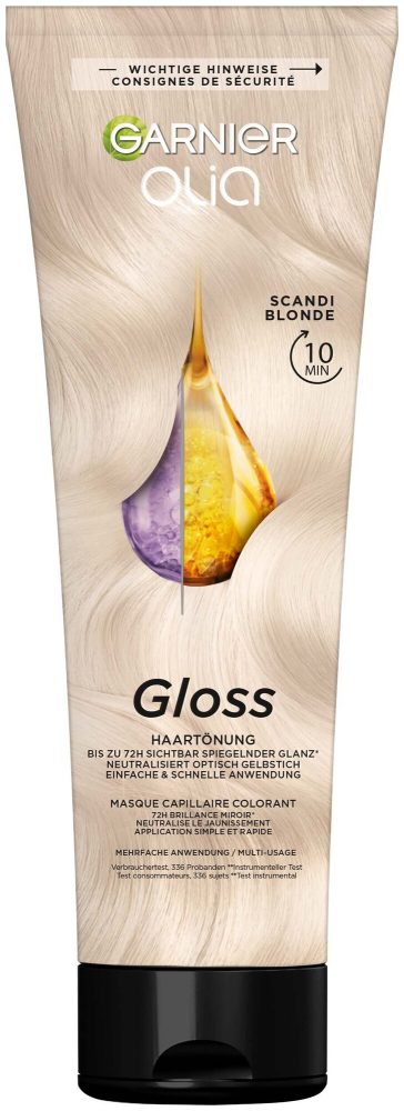 Garnier - Olia Gloss Getönte Haarmaske Expensive, 150  ml, Scandi Blonde