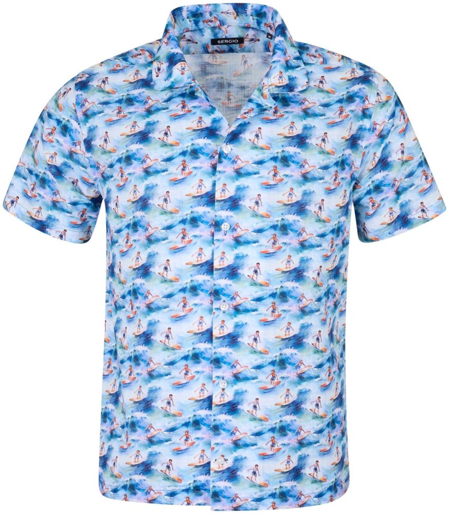 Sergio Herren Hemd blau XXL