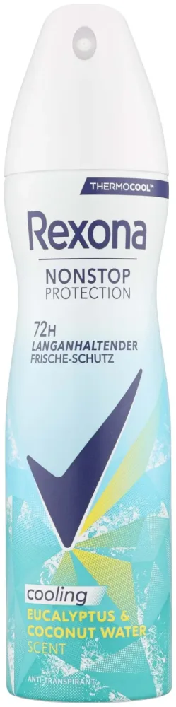Rexona - Nonstop Thermocool Anti-Transpirant Spray Eucalyptus & Coconut Water, 150  ml