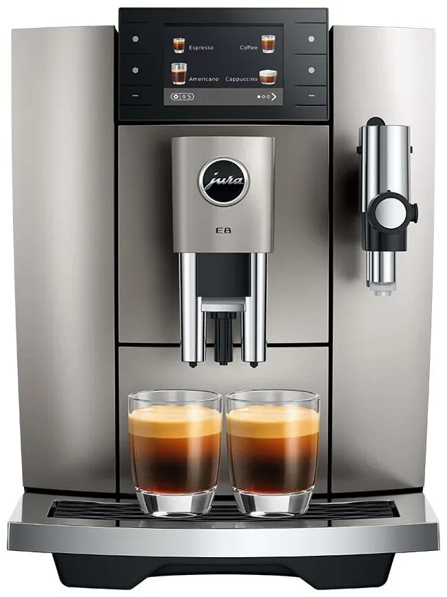 Jura Kaffeevollautomat E8 Midnight Silver (Sd)