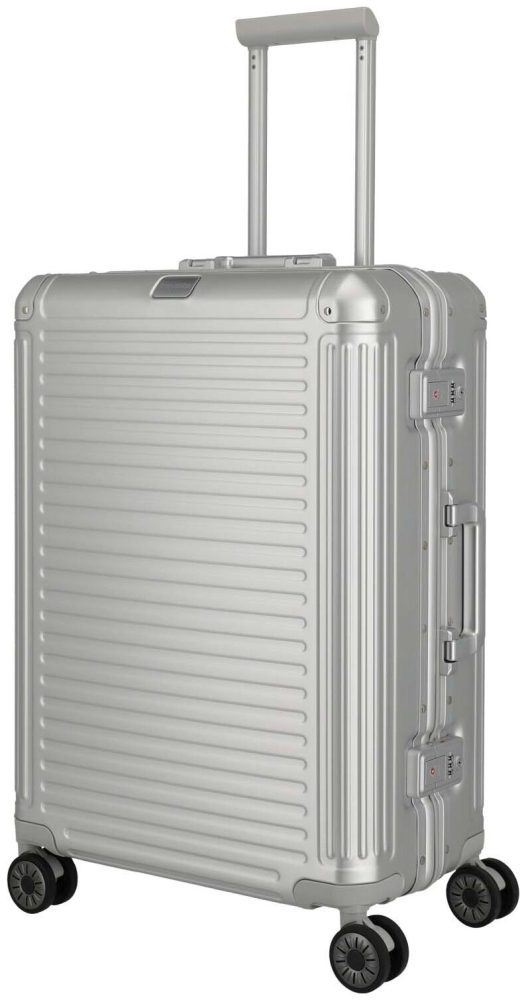 Travelite - Hartschalenkoffer, Spinner, 77 cm, Hartschalenkoffer, Spinner, L, Silber