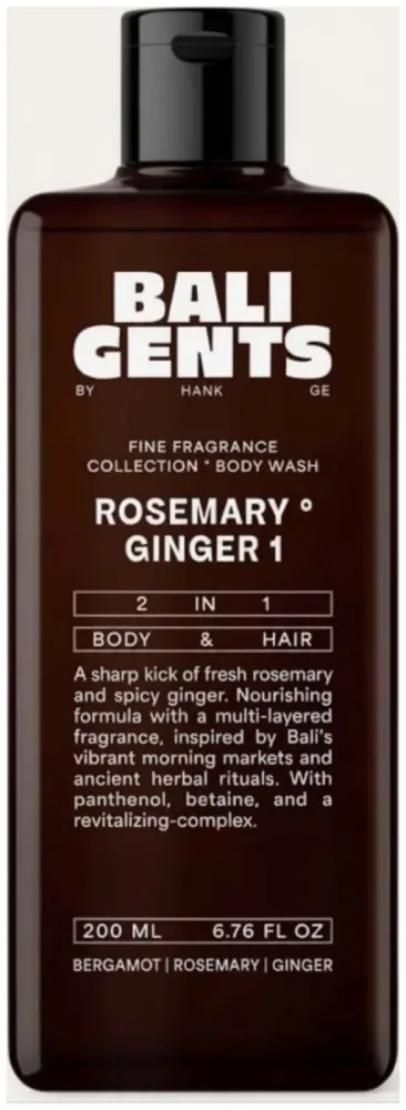 Bali Gents Bodywash Rosemary Ginger 1