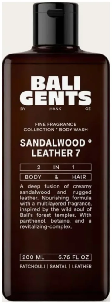 Bali Gents Bodywash Sandalwood Leather 7
