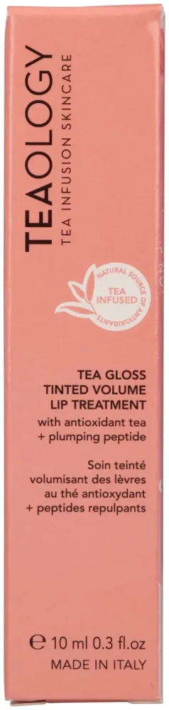 Teaology Tea Lipgloss Tinted Volume Lip Treatment - Peach 10ml