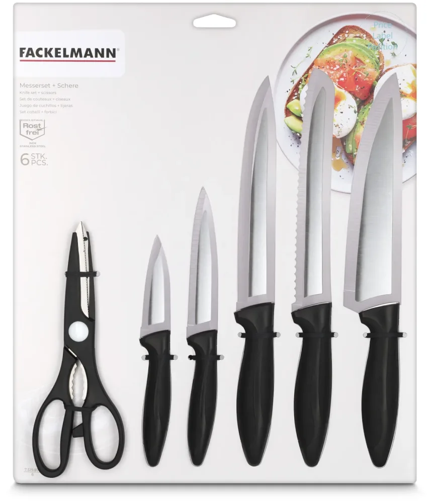 Messer-Set Fine Cut 6-teilig