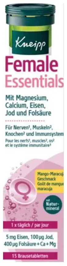 Kneipp Female Essentials 15 Brausetabl.