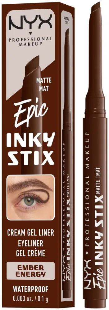 NYX-PROFESSIONAL-MAKEUP - Epic Inky Stix Cream Gel-Eyeliner Waterproof, 0.1 g, Ember
