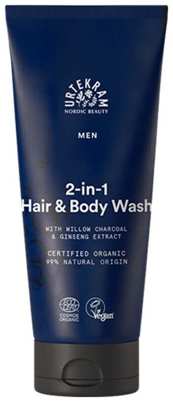 Urtekram Men's Hair & Body Wash 200 ml