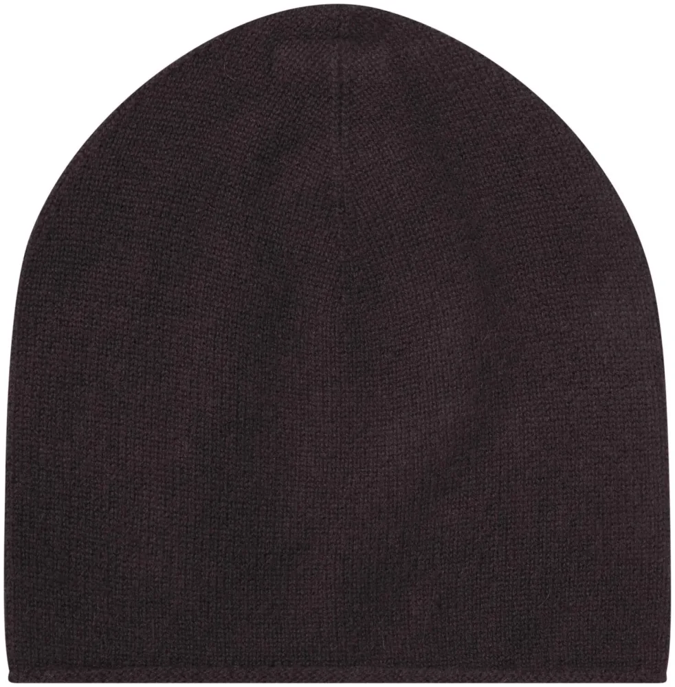 Cashmere Mütze dunkelbraun S/M