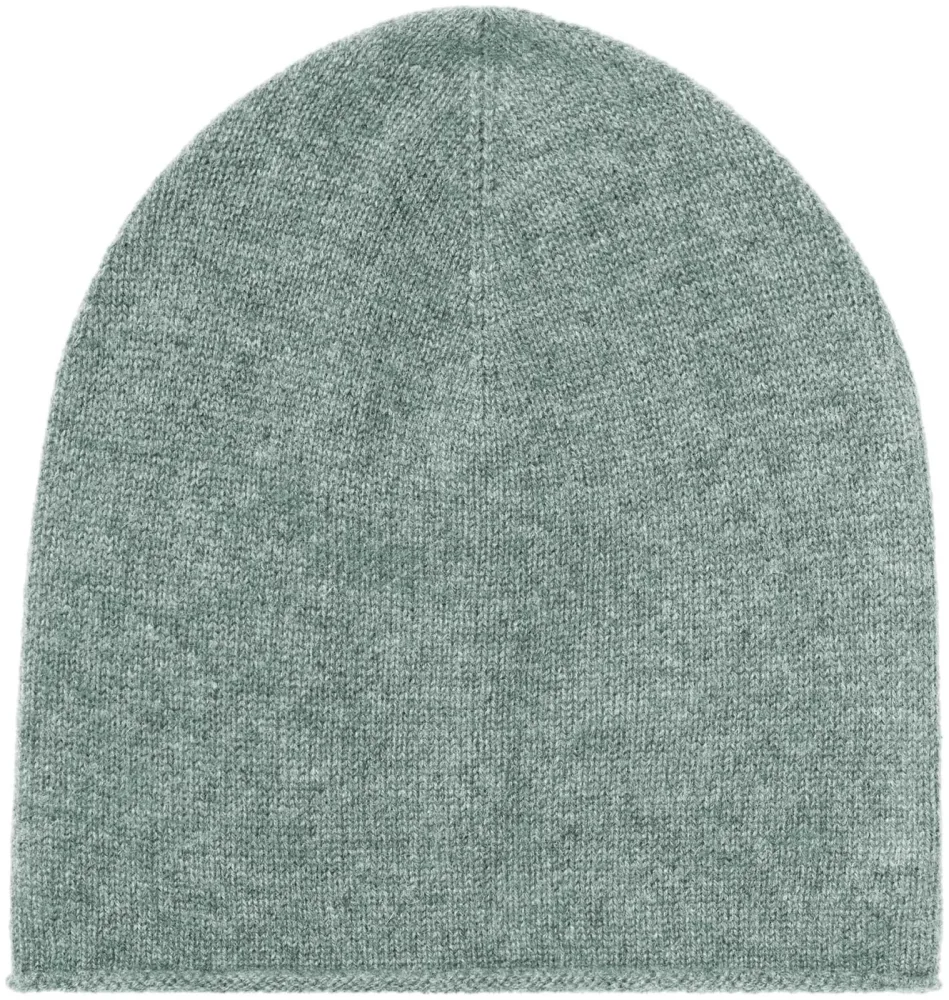 Cashmere Mütze hellgrün S/M