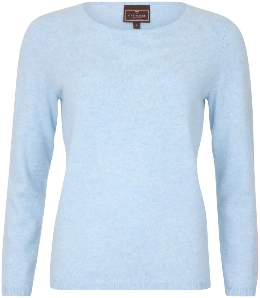 Cashmere Damen Pullover blau XL