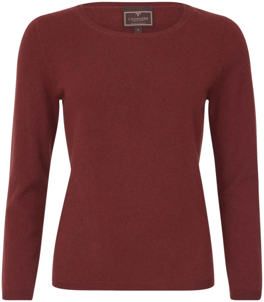 Cashmere Damen Pullover rost L