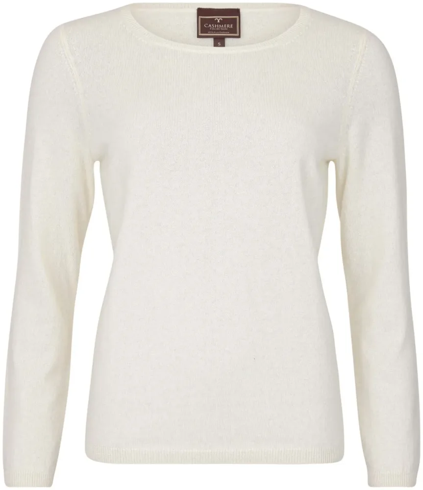 Cashmere Damen Pullover creme XS