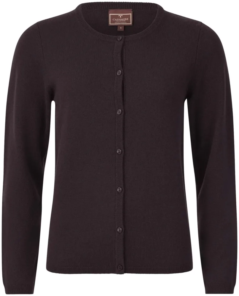 Cashmere Damen Cardigan braun S