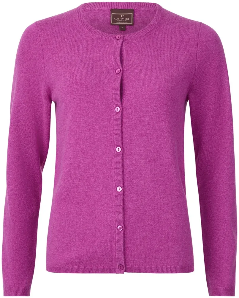 Cashmere Damen Cardigan pink S