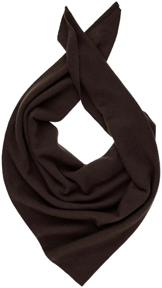 Cashmere Triangle Schal dunkelbraun