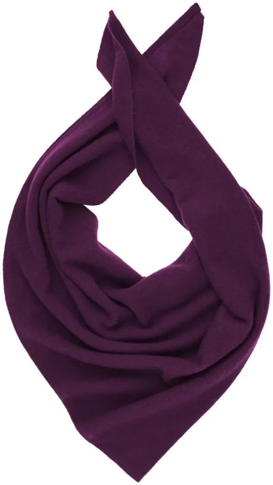 Cashmere Triangle Schal violett