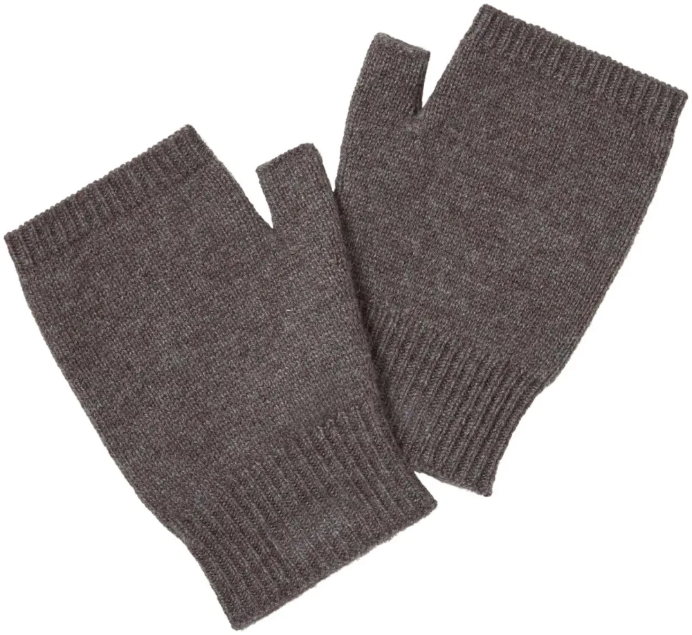 Cashmere Armstulpen braun one size