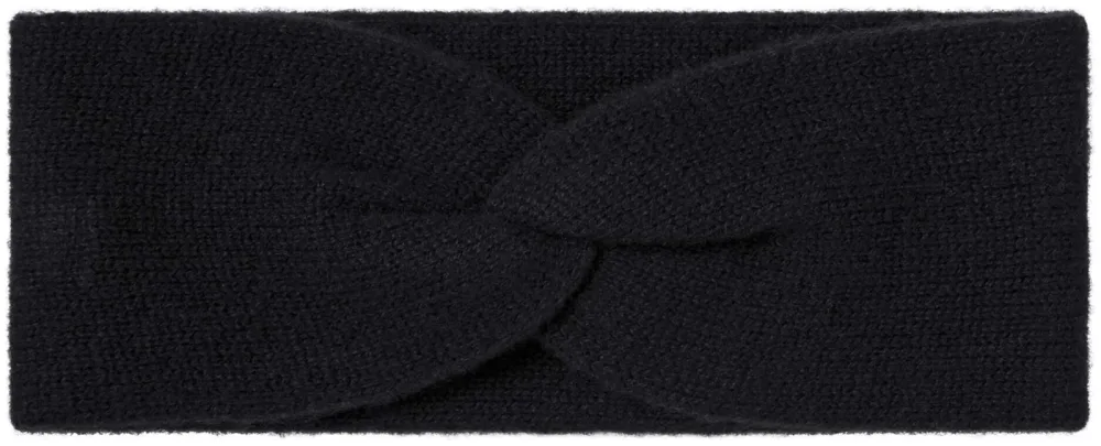 Cashmere Stirnband Schwarz one size