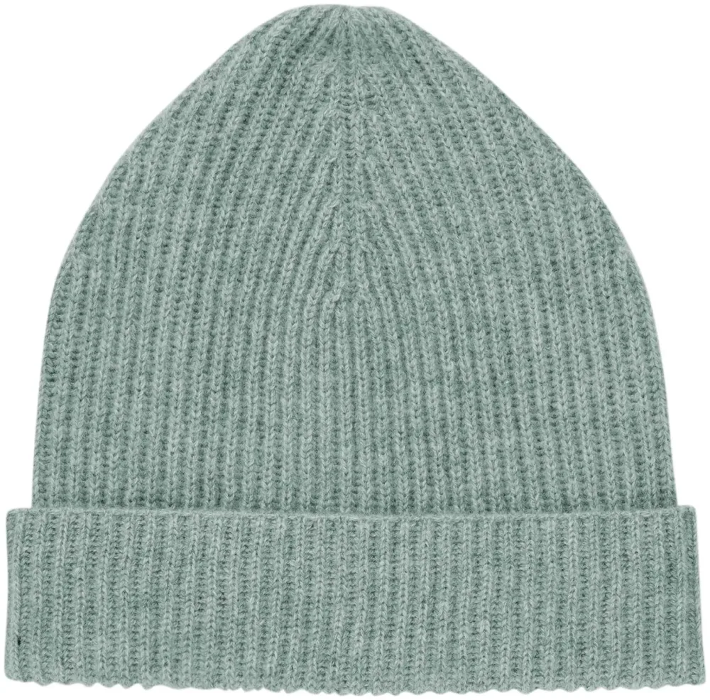 Cashmere Mütze hellgrün S/M