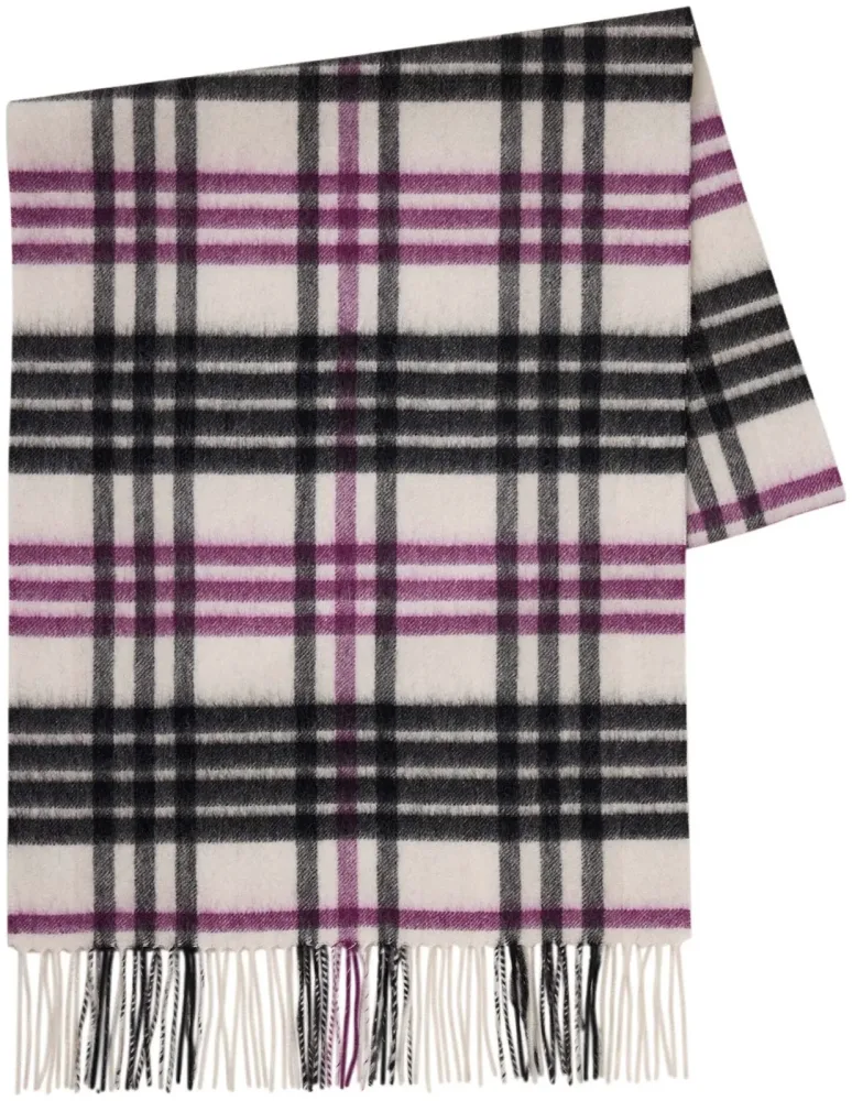 Cashmere Karoschal ecru in Geschenkbox