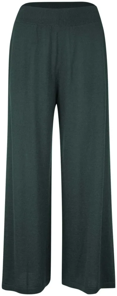 Cashmere Damen Hose dunkelgrün XS