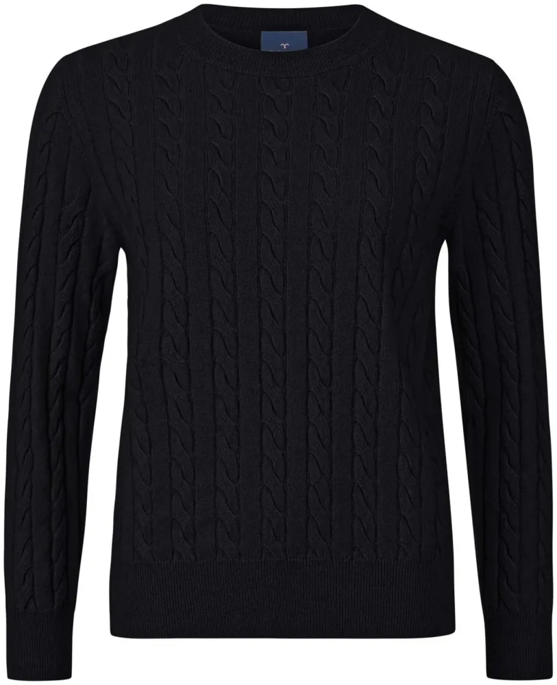Cashmere Damen Pullover schwarz S