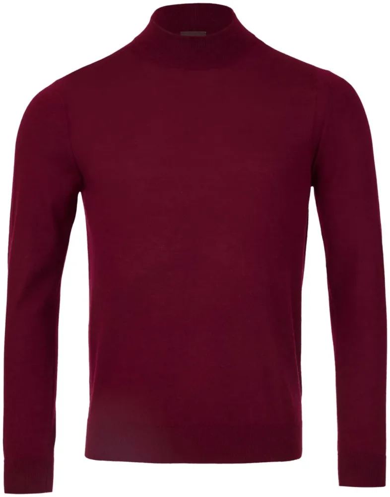 Cashmere Herren Pullover bordeaux M
