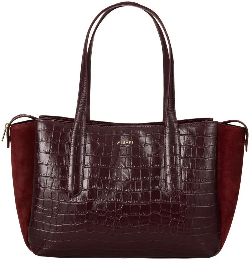 Misakï Handtasche weinrot
