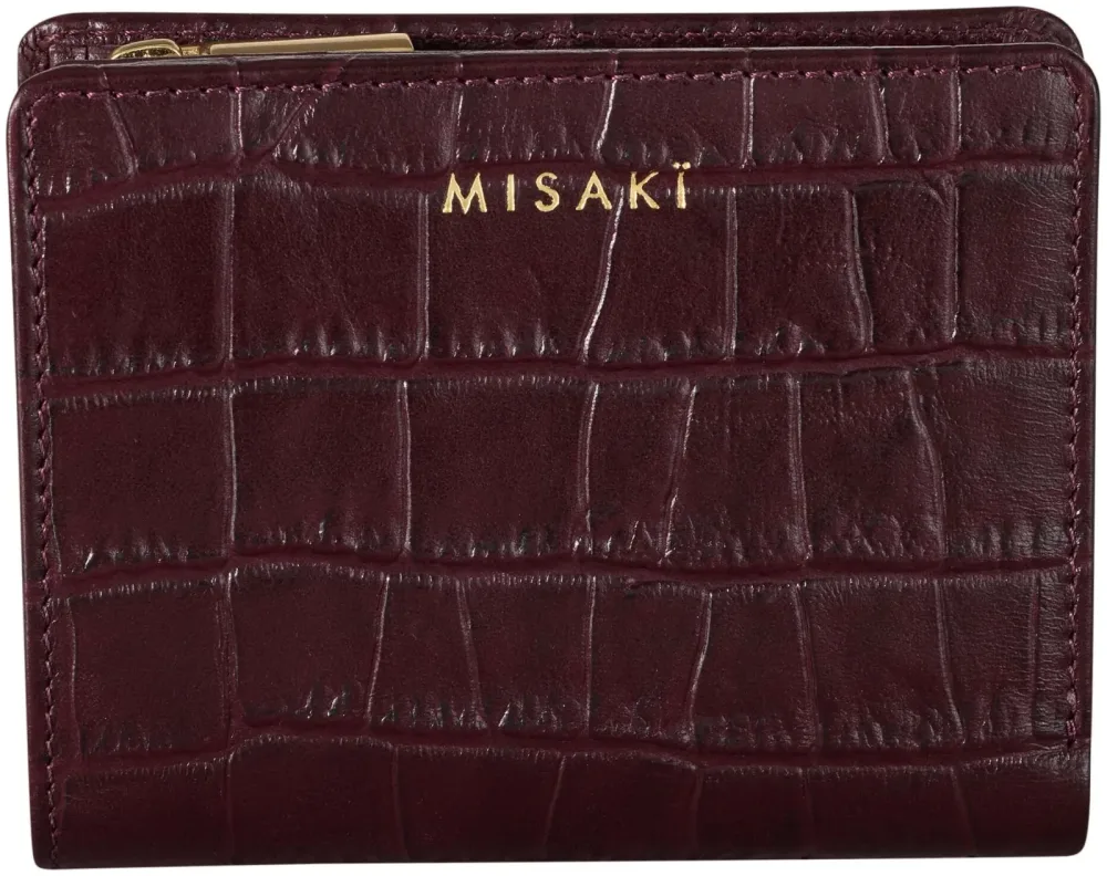 Misakï Portemonnaie weinrot