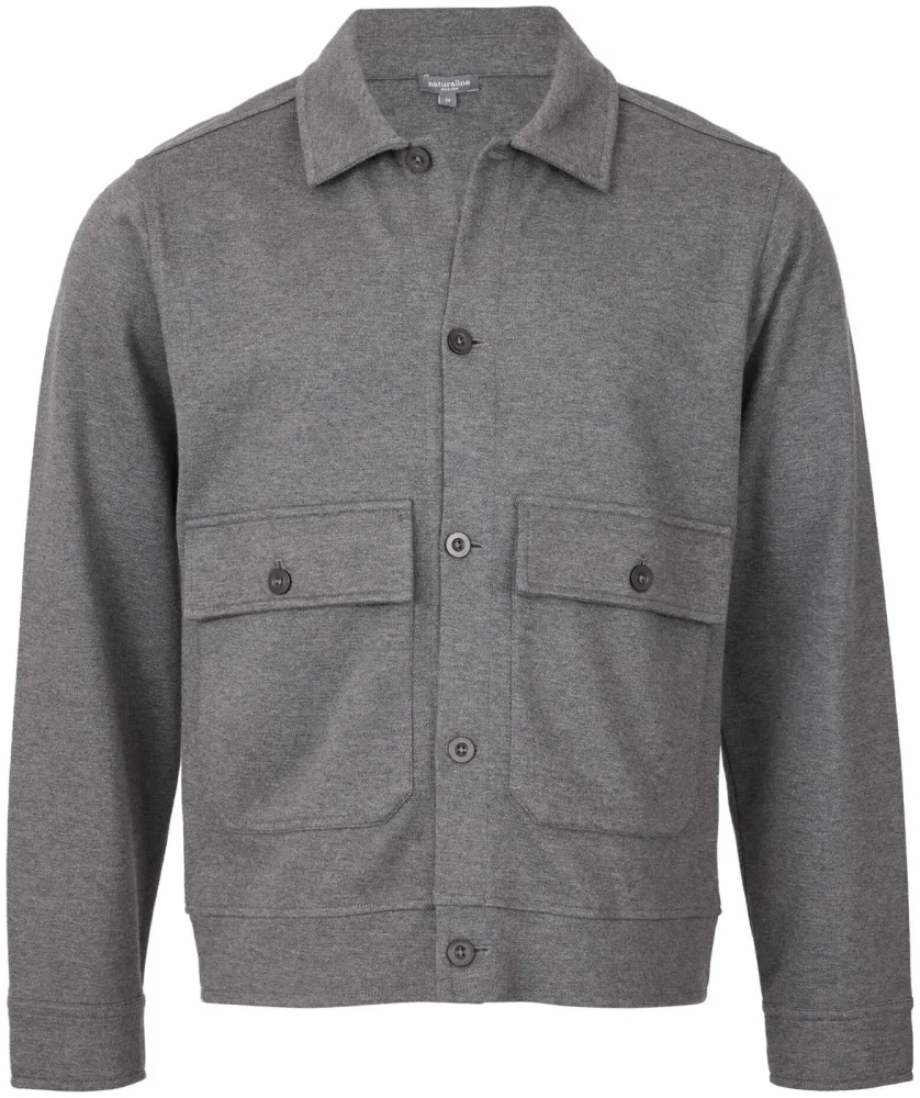 Naturaline Textil Naturaline Herren Jacke ash grey melange XL