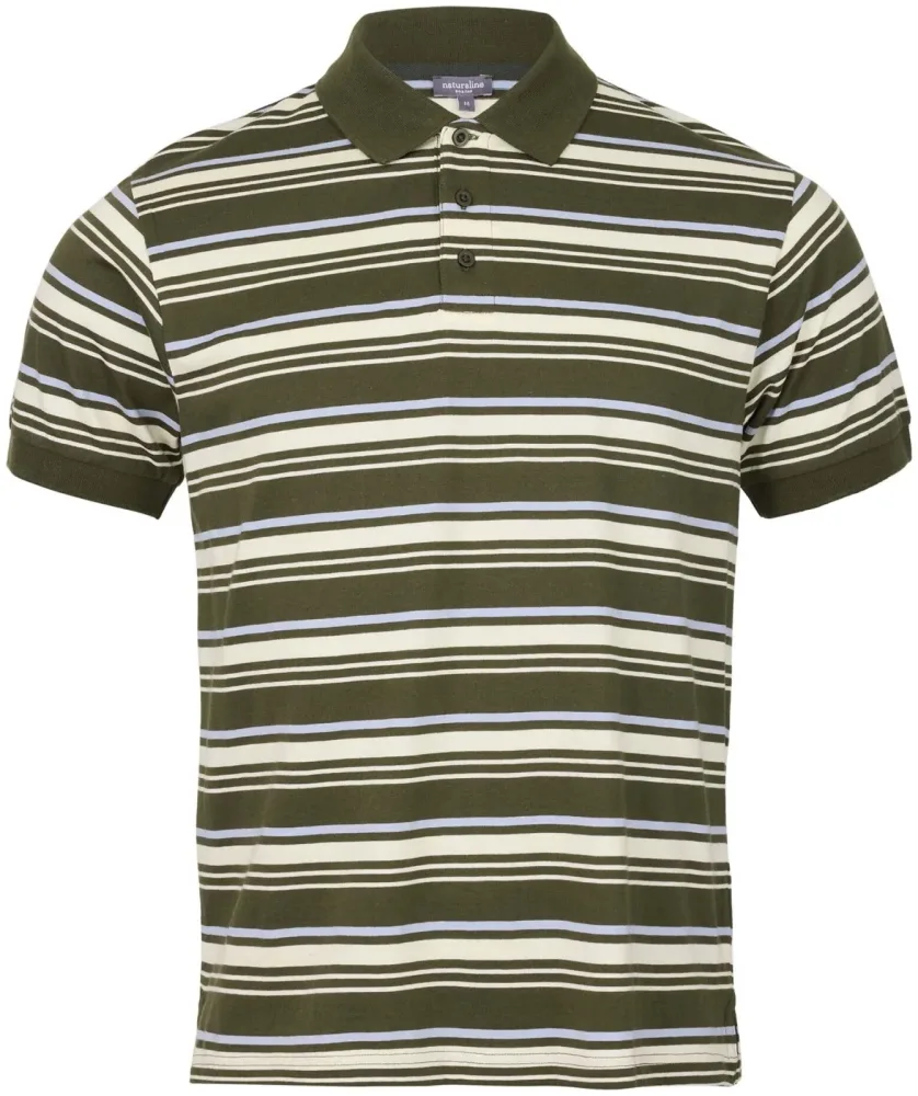 Naturaline Textil Naturaline Herren Polo dunkelgrün S