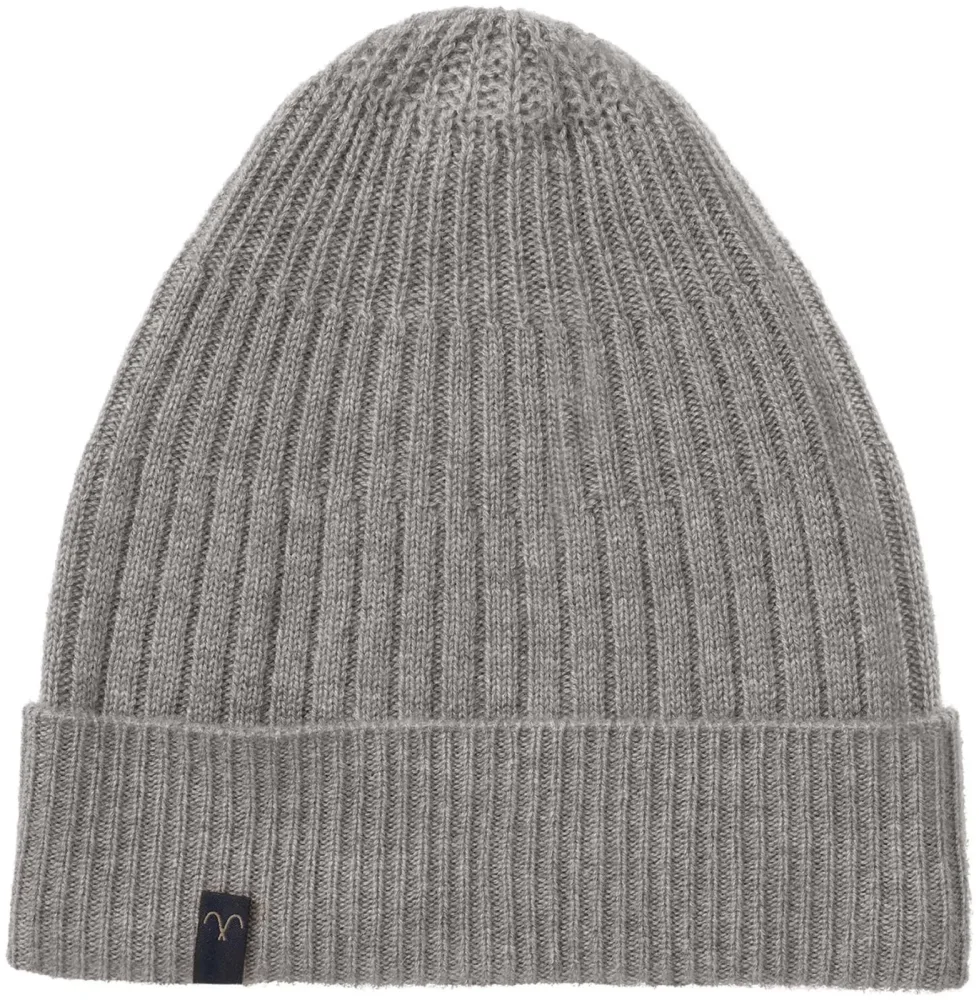 Cashmere Herren Beanie beige