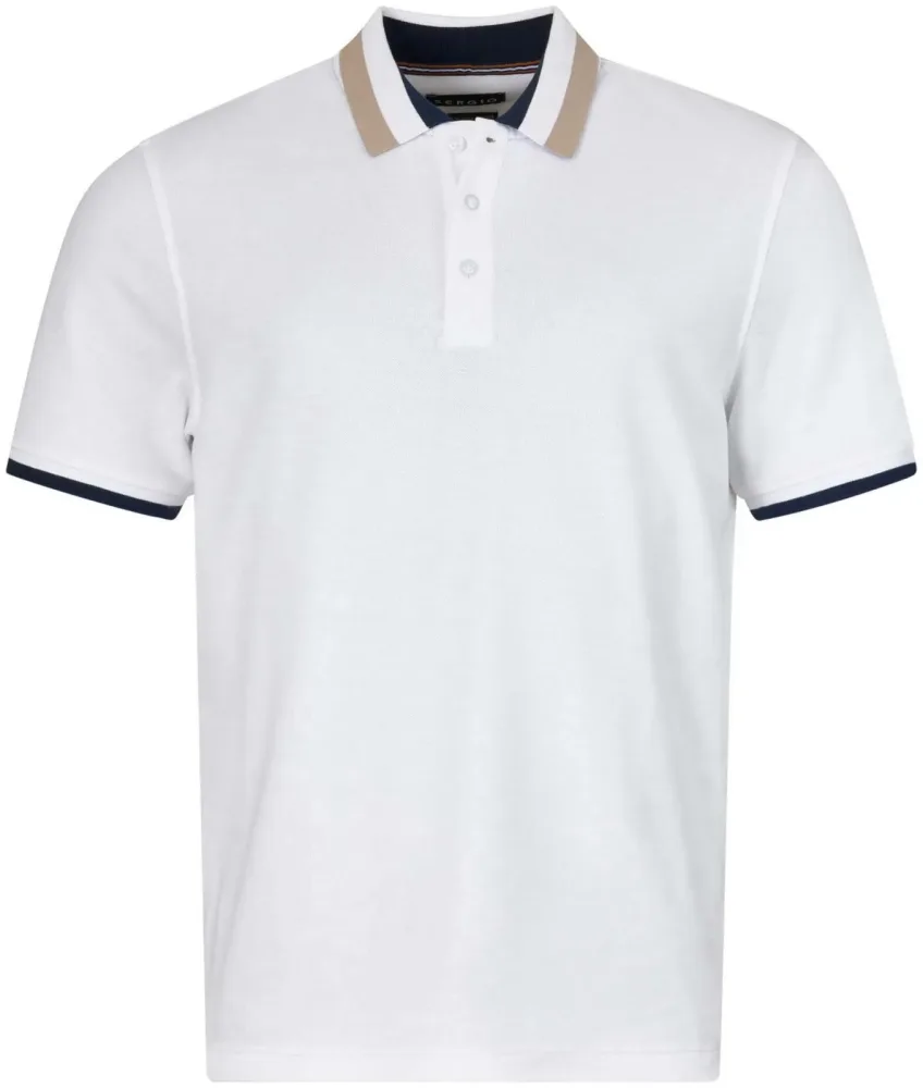 Sergio Poloshirt weiss M