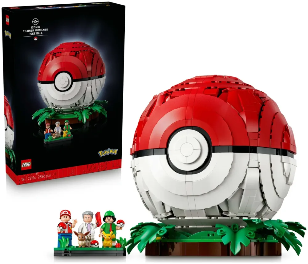 Lego Pokémon Lego® Pokémon™ 72154 Pokéball mit beeindruckenden Trainermomenten ab 18 Jahren