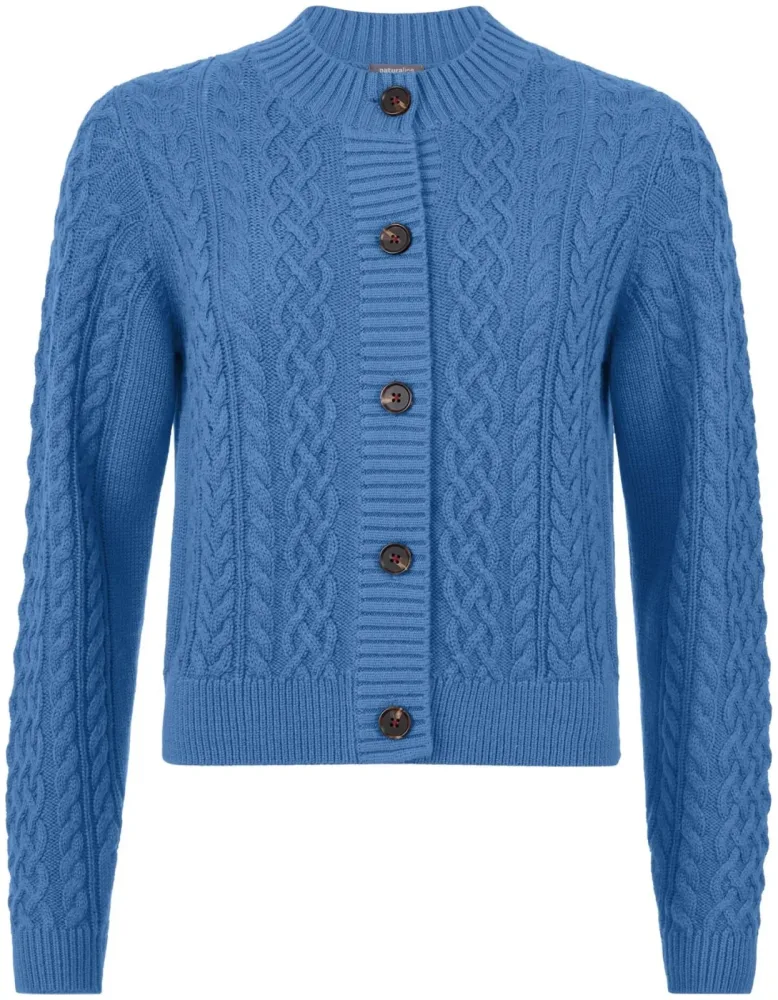 Naturaline Textil Naturaline Damen Cardigan blau XL