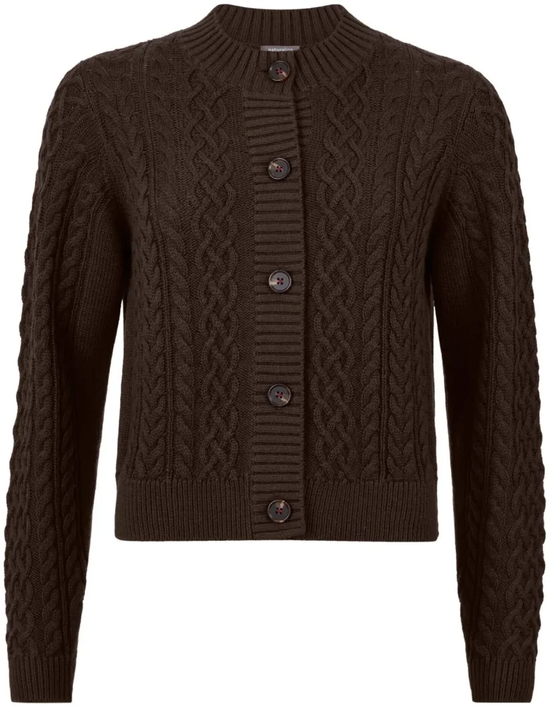 Naturaline Textil Naturaline Damen Cardigan braun XL