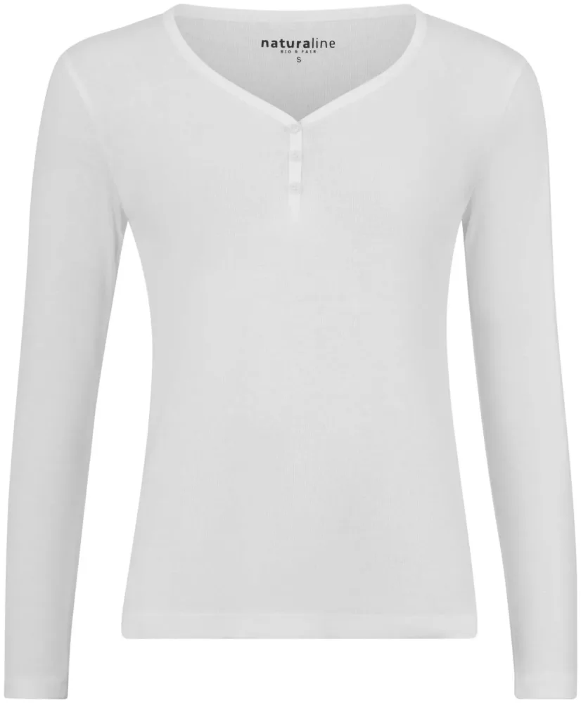 Naturaline Textil Naturaline Damen Shirt Langarm offwhite XS