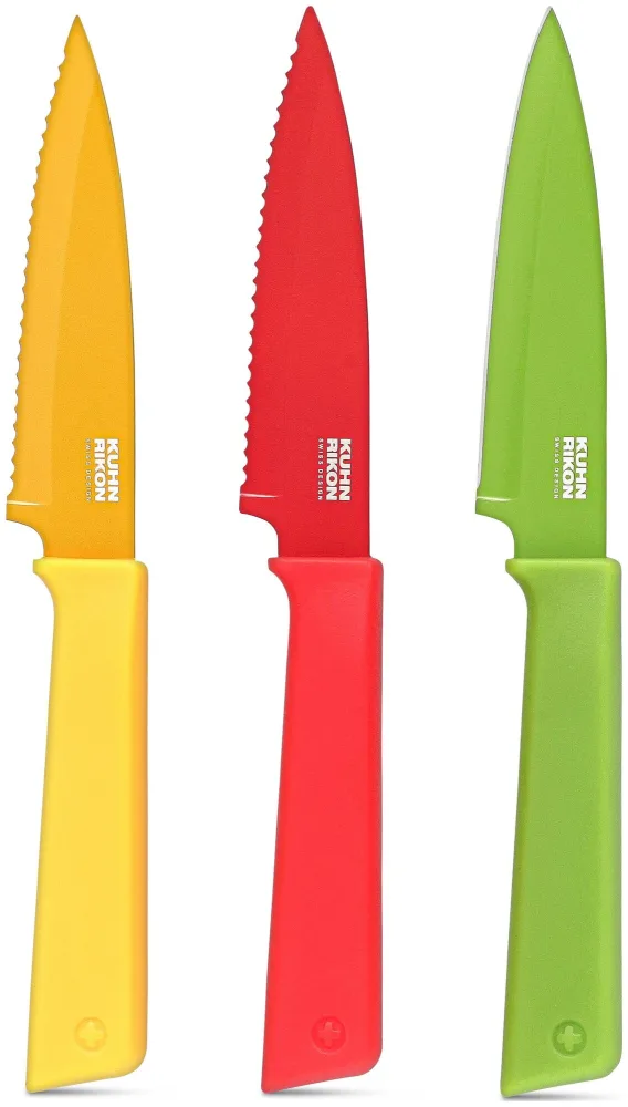 Kuhn Rikon Colori Messer-Set Prep gross 3 Stück