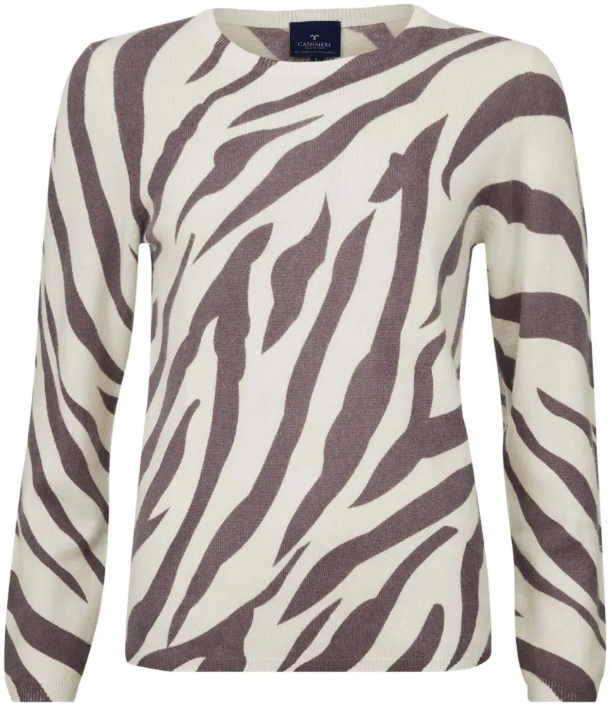 Cashmere Damen Sweater creme XL