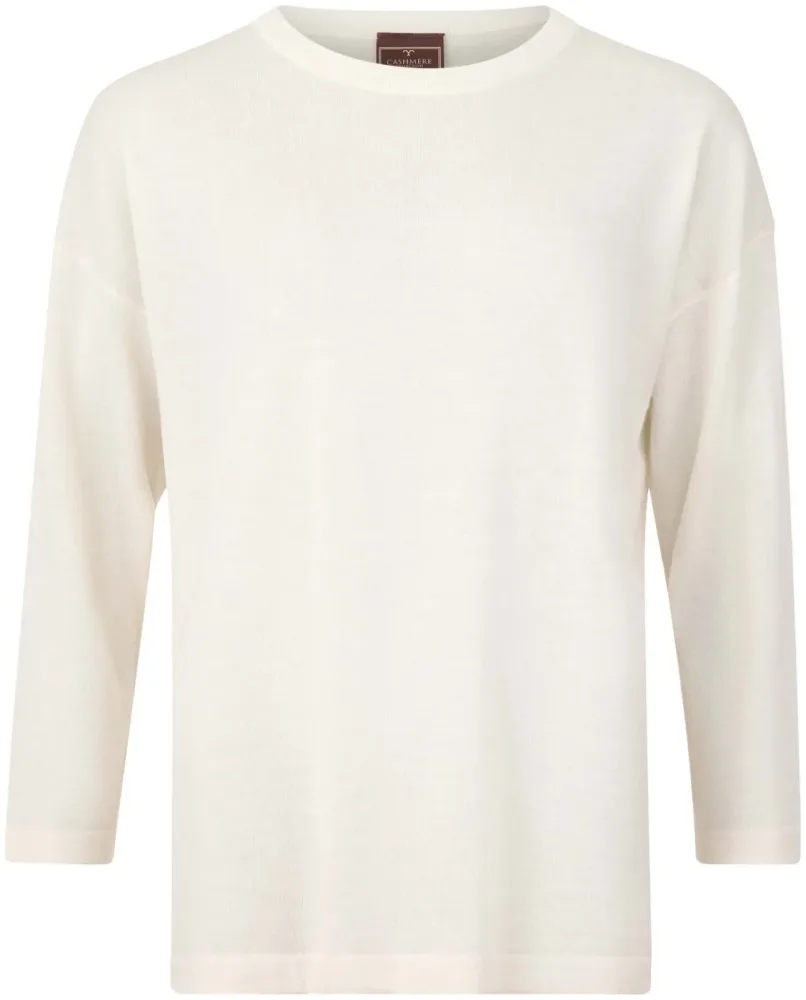 Cashmere Damen Sweater creme XS