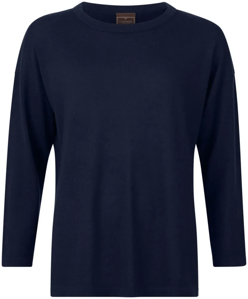 Cashmere Damen Sweater navy M