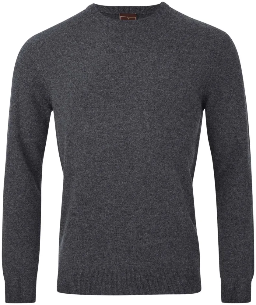 Cashmere Herren Pullover anthrazit XL