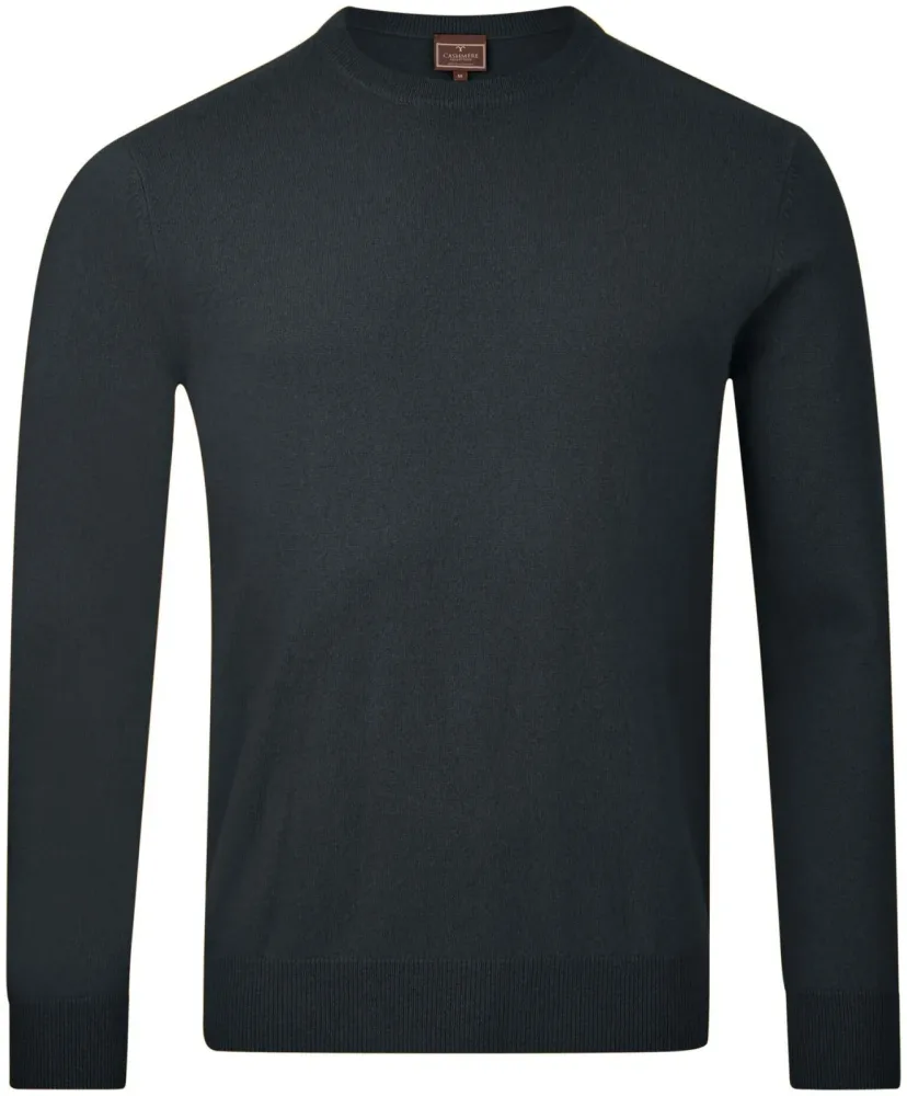 Cashmere Herren Pullover dunkelgrün L