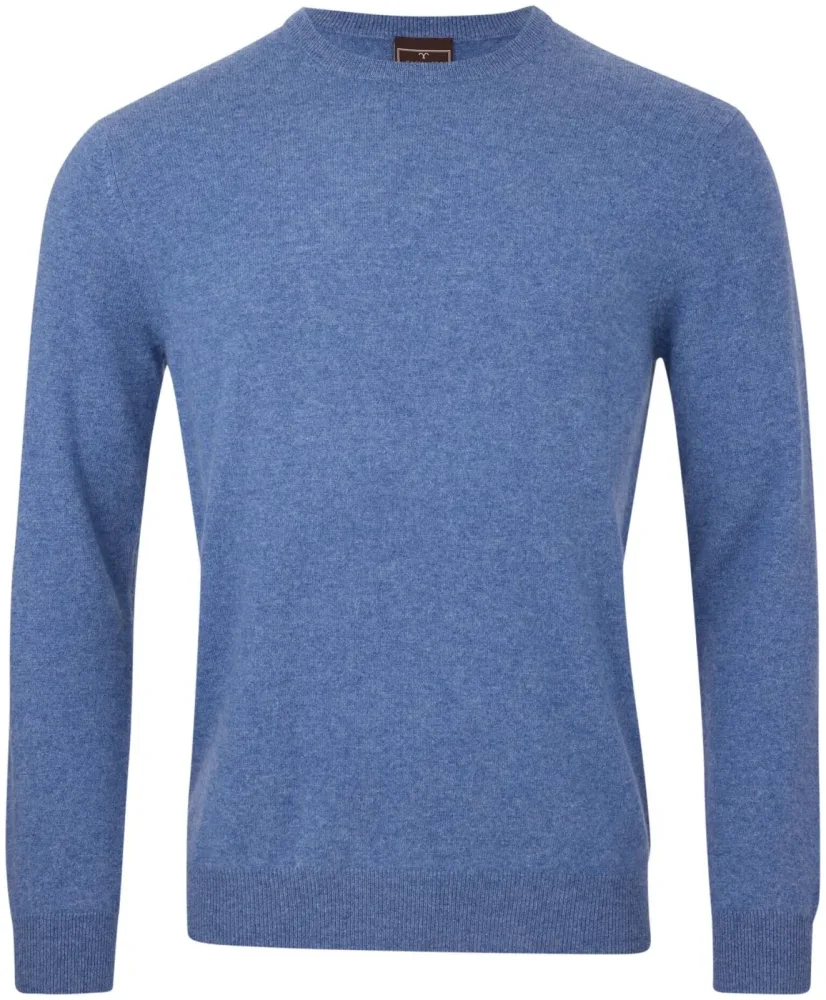 Cashmere Herren Pullover blau XL
