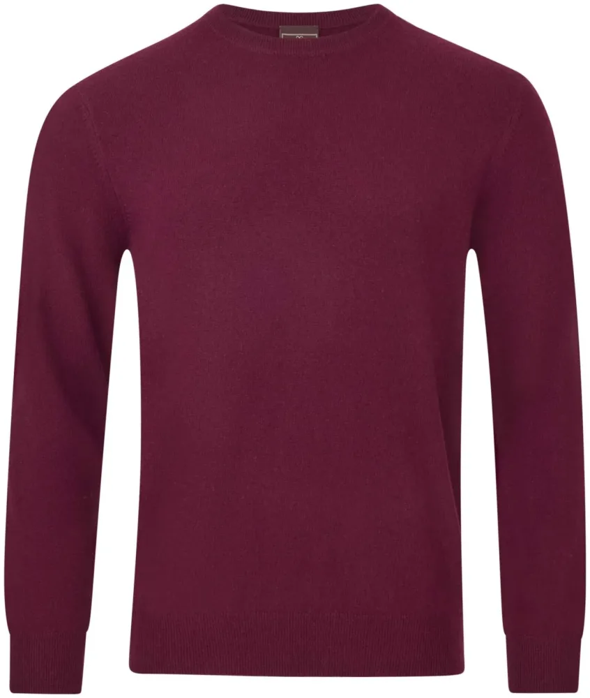 Cashmere Herren Pullover bordeaux L