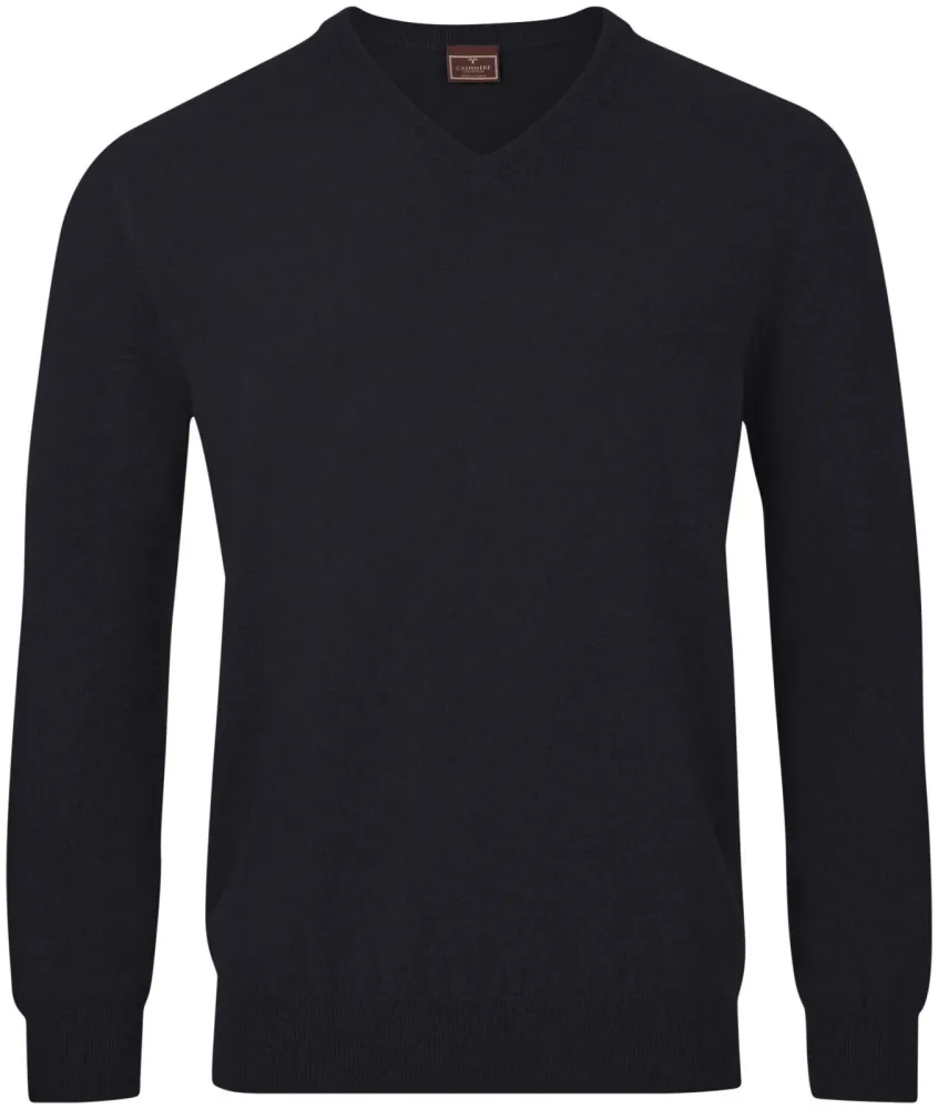 Cashmere Herren Pullover schwarz S