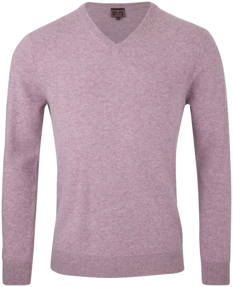 Cashmere Herren Pullover lila L